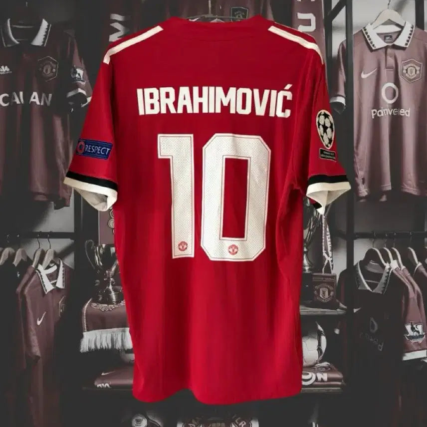 [BUNJANG] Manchester United 2017-2018 Home Zlatan Ibrahimović Jersey / 17-18 맨체스터 유나이티드 홈 이브라히모비치 유니폼 정품