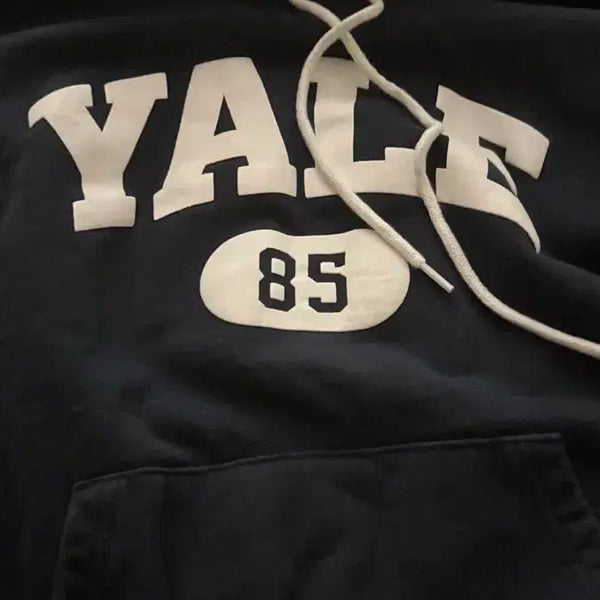 [BUNJANG] Yale Navy Hooded Sweatshirt / 예일 후드티 네이비 팝니다