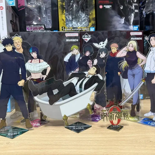 [BUNJANG] Jujutsu Kaisen Acrylic Lottery Stand Charm Full Set / 주술회전 아크릴 쿠지 스탠드 참 일괄