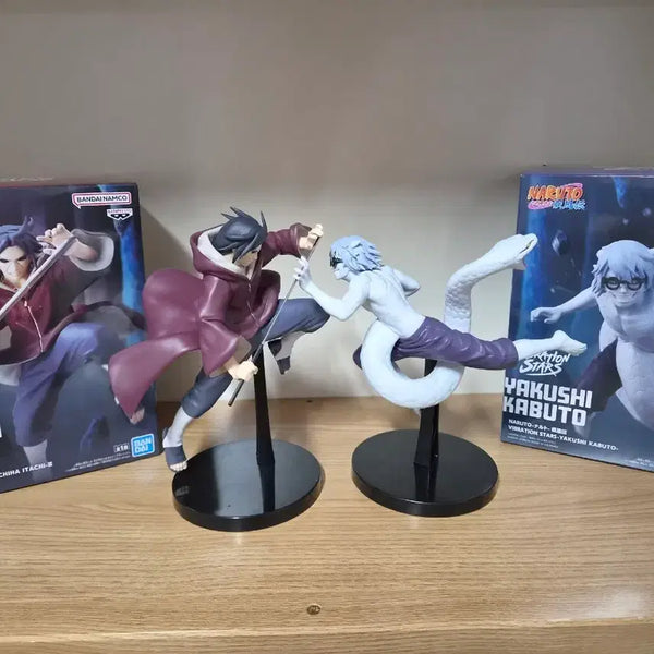 [BUNJANG] Bandai Namco Vibration Stars Uchiha Itachi & Yakushi Kabuto Figure Set / 나루토 피규어 우치하 이타치 & 야쿠시 카부토 세트