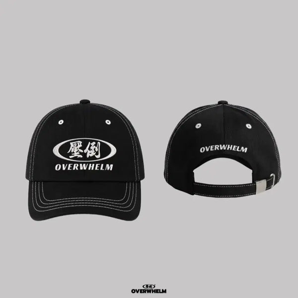 [BUNJANG] Abdo Main Round Cap Black Stitch FREE / [신상] 압도 메인원형 볼캡 블랙 스티치 FREE