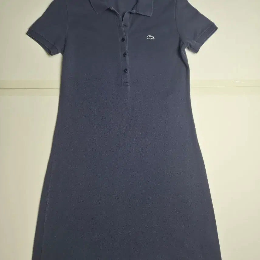 [BUNJANG] Lacoste Navy Pique Dress Size 36 (55) / ( 라코스테 ) 네이비 피케 원피스 36(55)