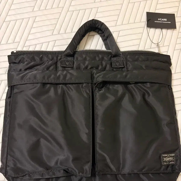 [BUNJANG] Porter Short Helmet Bag Black / 포터 숏 헬멧백 블랙