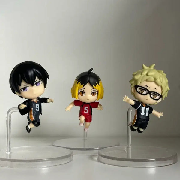 [BUNJANG] Haikyuu!! Pyeongkore Mini Figures Bundle Set Kageyama, Kenma, Tsukishima / 하이큐 푱코레 미니 피규어 일괄 카게야마 켄마 츠키시마