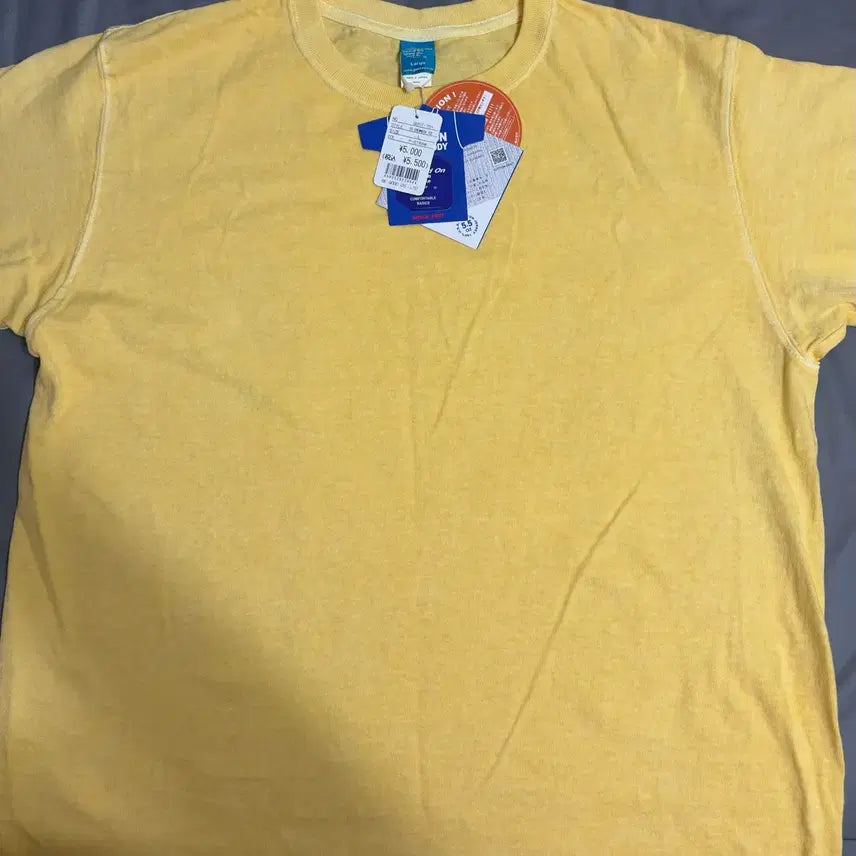 [BUNJANG] Goodon Straw T-Shirt / 굿온(Goodon) 티셔츠 straw 색깔