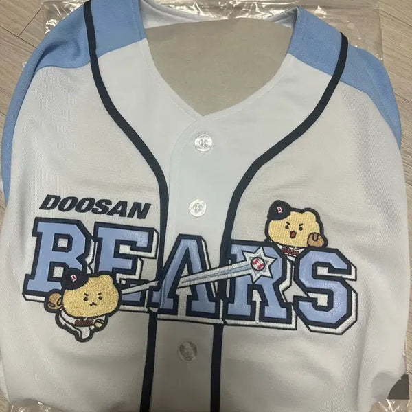 [BUNJANG] Doosan Bears Mang-Gom Replica Baseball Jersey Size 85 (Unused) / 두산 망곰 (24년도) 레플리카 유니폼 85 사이즈 노마킹(실착x) 김택연 마킹 별도 판매