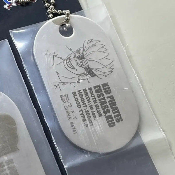 [BUNJANG] One Piece Ichiban Kuji G Prize Kid Dog Tag Keychain / 원피스 쿠지 g상 키드 군번줄 키링