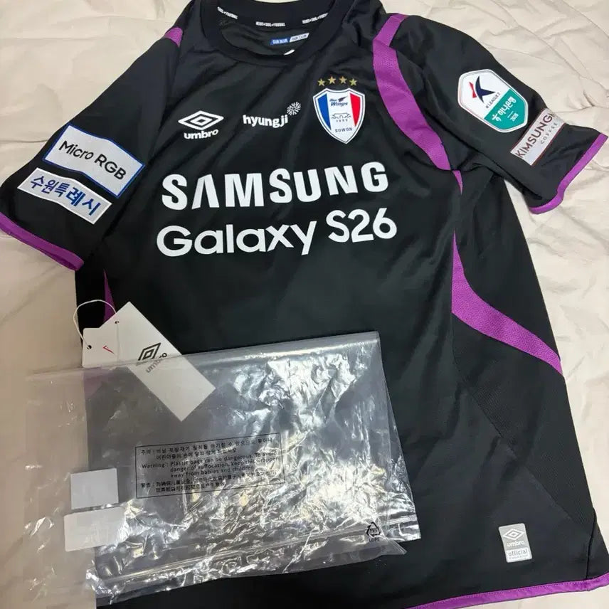 [BUNJANG] Suwon Samsung 2026 Goalkeeper Away Jersey (Size 90) - Kim Jun Hong Full Marking / 수원삼성 26 골키퍼 어웨이 90