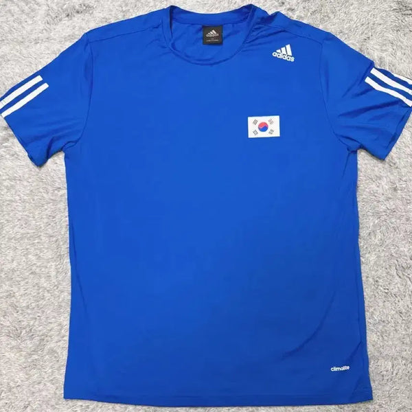 [BUNJANG] Adidas ClimaLite Korea Edition Graphic T-Shirt / 아디다스 반팔 기능성 코리아 프린팅 티셔츠(110)