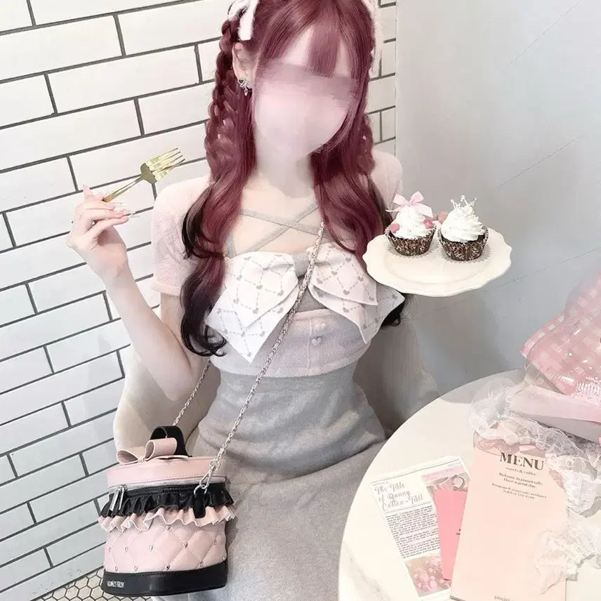 [BUNJANG] Honeymew Michel Macaron Pium Dress / 교판) 허니뮤 honeymew 원피스 미셸마카롱 피움 양산형 지뢰계 스나계 걸리