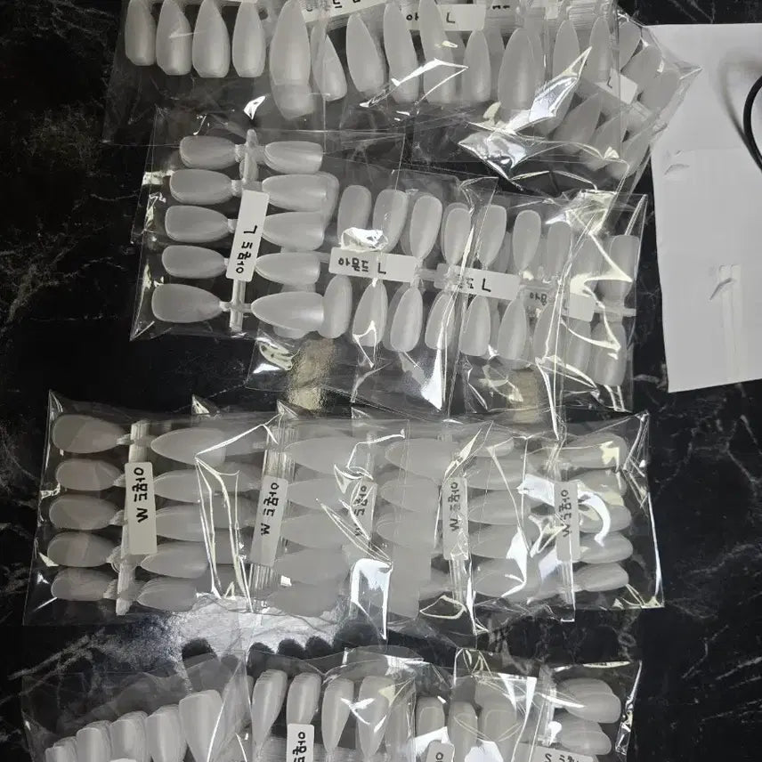 [BUNJANG] Nail Size Tips Set / 네일 사이즈팁 !