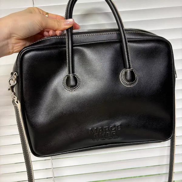 [BUNJANG] Magie Sherwood Piping Tote Bag / 마지셔우드 가방 PIPING TOTE