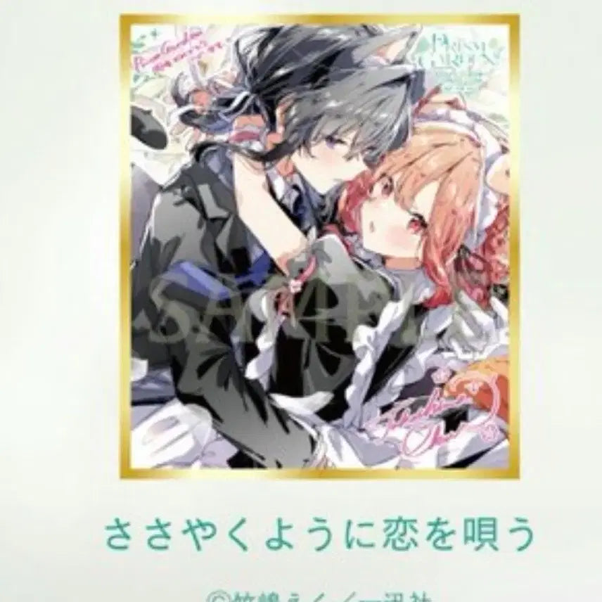 [BUNJANG] Sasakoi: What If I Could Be Your Lover Prism Garden Shikishi / 속삭이듯 사랑을 노래하다 / 내가 연인이 될 수 있을리가 없잖아 사사코이 와타나레 프리즘 가든 색지 판매