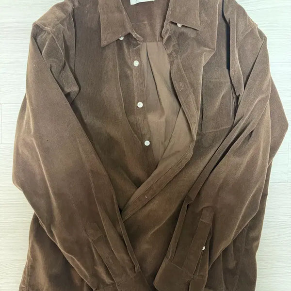 [BUNJANG] Corduroy Shirt / 보세 코듀로이 서츠 (105/ 루즈핏)