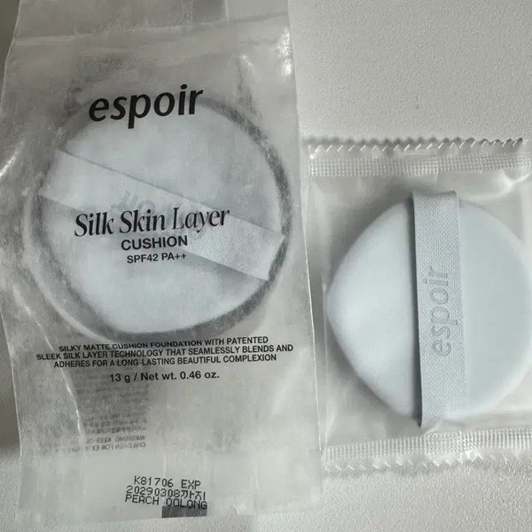 [BUNJANG] Espoir Silk Skin Layer Cushion Peach Oolong Refill / 에스쁘아 실크 스킨 레이어 쿠션 피치우롱 리필
