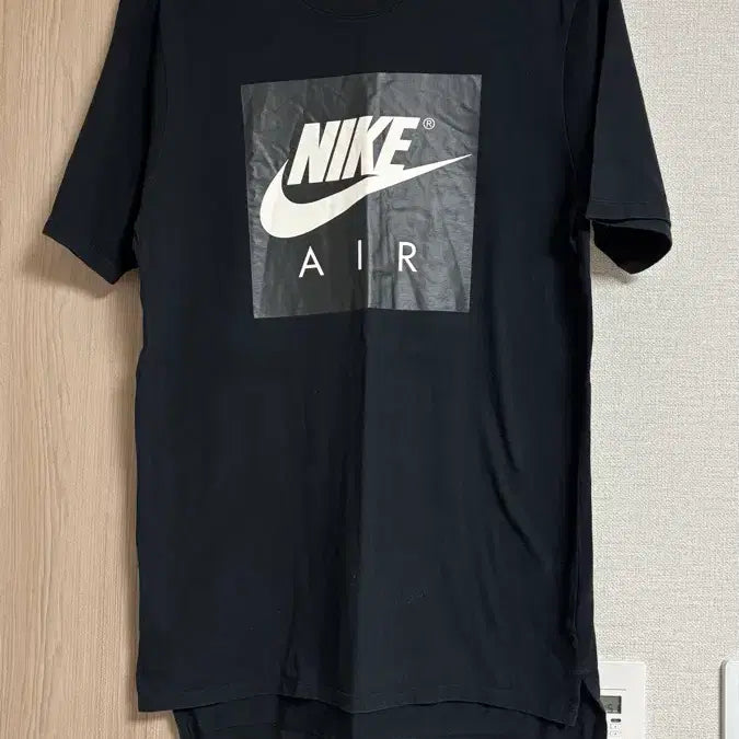 [BUNJANG] Nike Air Short Sleeve T-Shirt - Black / 나이키 에어 반팔 티셔츠 블랙