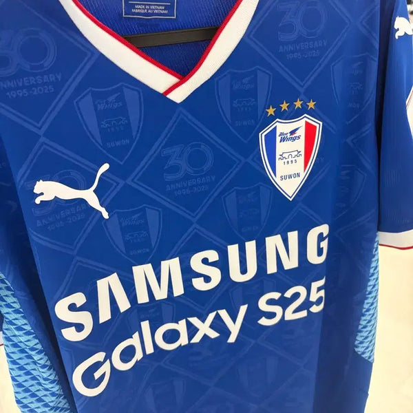 [BUNJANG] Suwon Samsung FC 2025 Player Signed Jersey (M) / 풀마킹, s급) 25년도 수원삼성 유니폼 판매 M
