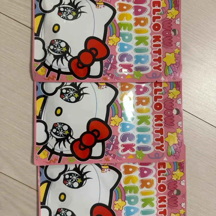 [BUNJANG] Hello Kitty Narikiri Face Pack (3 Sheets) / 헬로키티 나리키리 페이스팩 3개입