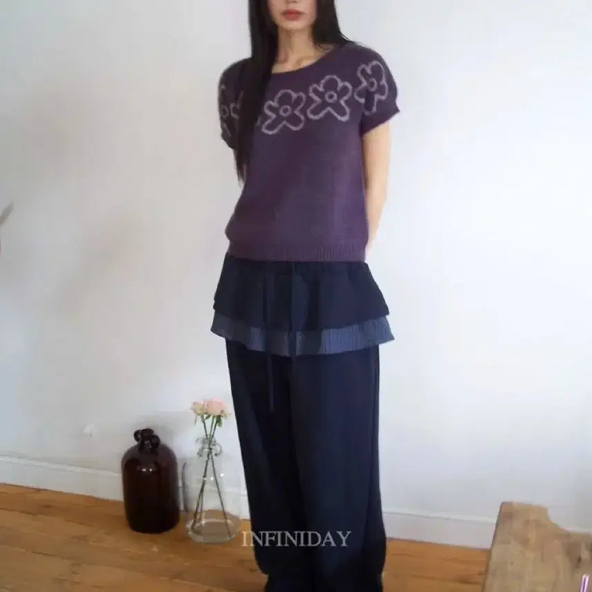 [BUNJANG] Frill Skirt Training Set / 진짜 귀여운 프릴 스커트 추리닝