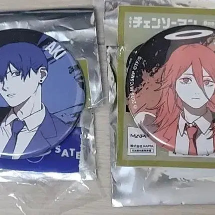 [BUNJANG] Chainsaw Man Hongdae Exhibition Can Badge Set - Aki Hayakawa & Angel Devil / 체인소맨 홍대 전시회 캔뱃지 아키, 천사 일괄 판매