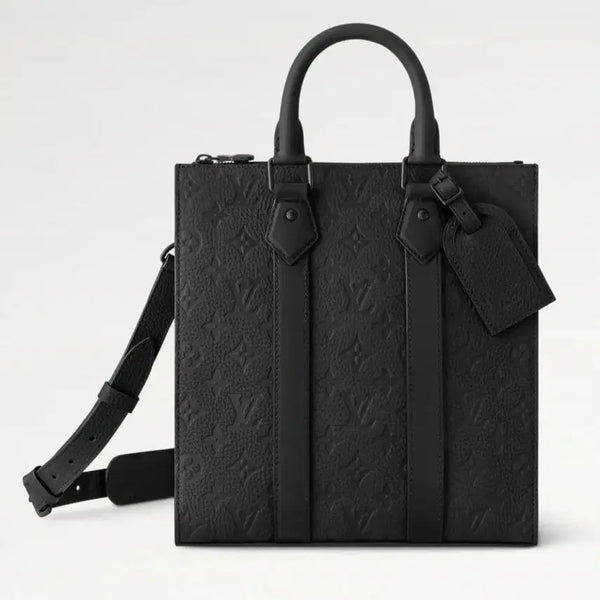 [BUNJANG] Saint Laurent Flat Monogram Taurillon Leather Crossbody Bag / 남성가방 삭 플랫 모노그램 토뤼옹 레더 크로스 백