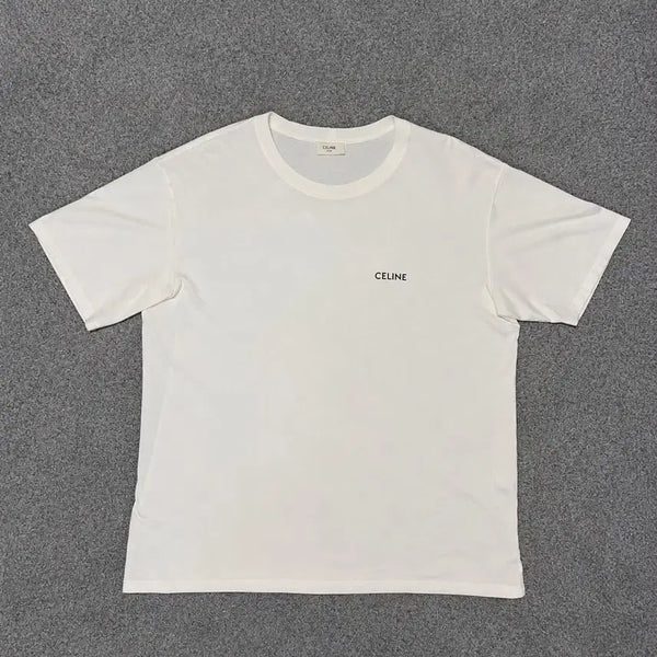 [BUNJANG] Celine Cotton Jersey Loose Fit T-Shirt Ecru M Size / [정품/Msize] 셀린느 코튼 저지 루즈 티셔츠 에크루