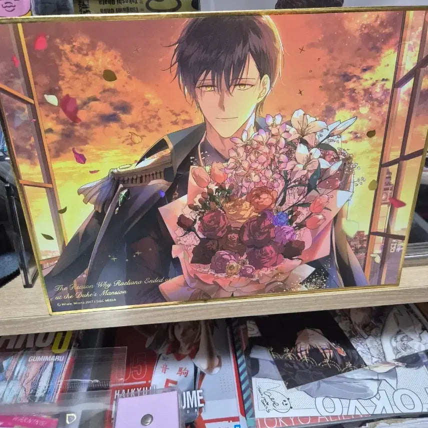 [BUNJANG] The Great Ace Attorney Noah Large Gilded Illustration / 그공사 노아 대형 금박 일러스트