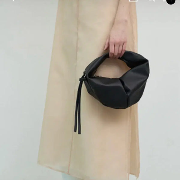 [BUNJANG] Dun Factory Rubin Bag Small Cowhide Black / 던팩토리 러빈백 스몰 소가죽 블랙