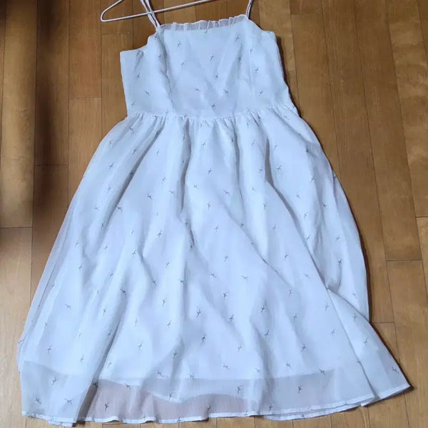 [BUNJANG] Women's White Lace Long Dress (S Size, Vintage) / 새상품 여성 레이스 화이트 롱원피스 S사이즈 빈티지