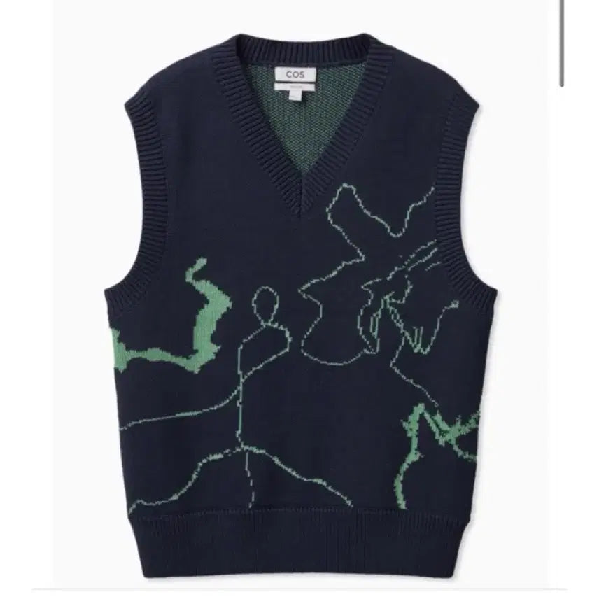 [BUNJANG] COS Jacquard Knit Vest L / 코스COS자카드 니트 베스트L