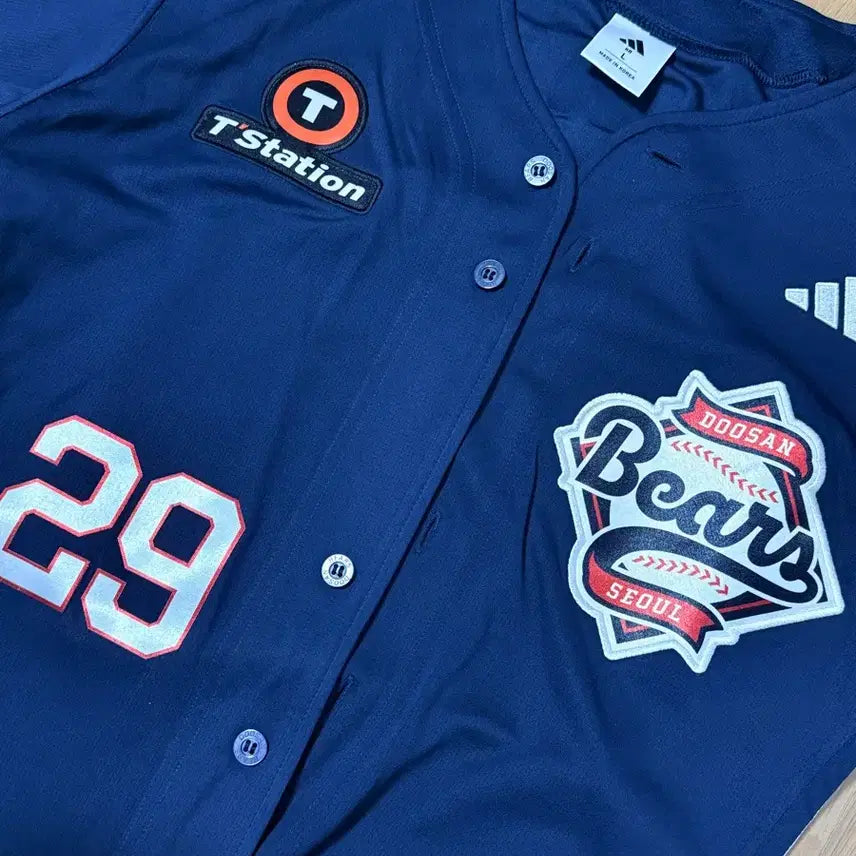 [BUNJANG] Doosan Bears Lee Byung-heon Baseball Jersey (Size L) / 두산 베어스  이병헌 유니폼