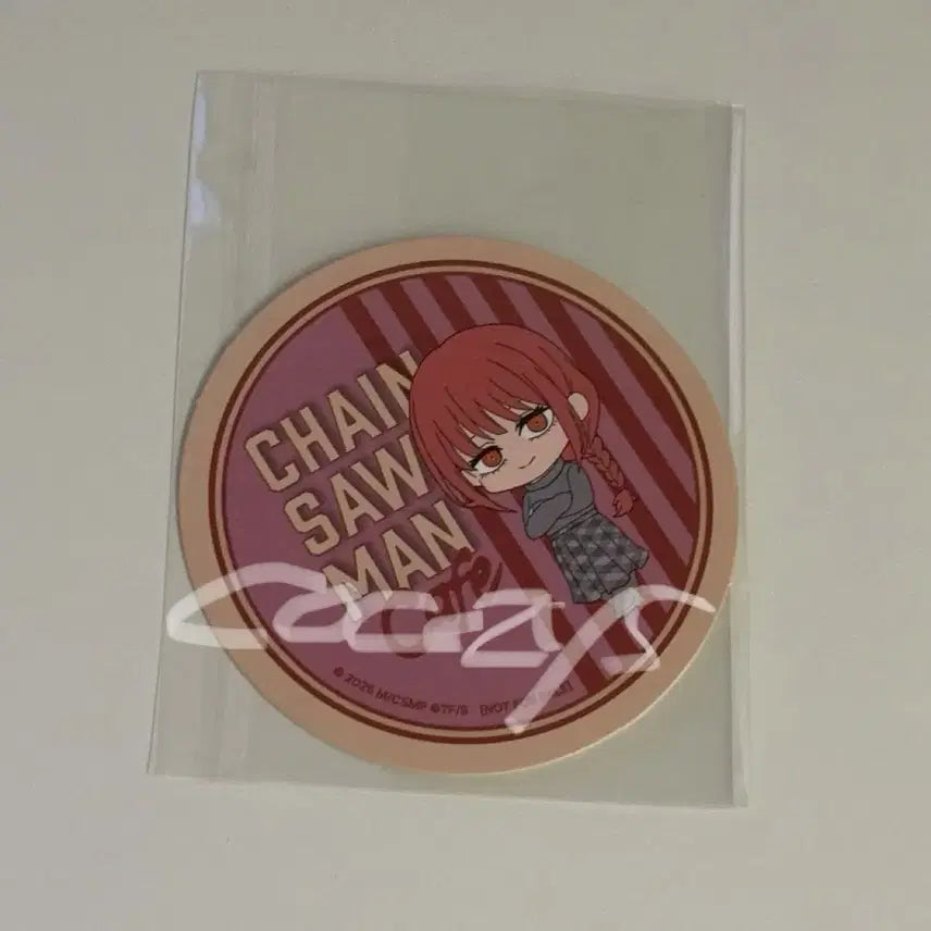 [BUNJANG] Chainsaw Man Collaboration Cafe Exclusive Coaster Makima / 체인소맨 콜라보 카페 특전 코스터 마키마 굿즈