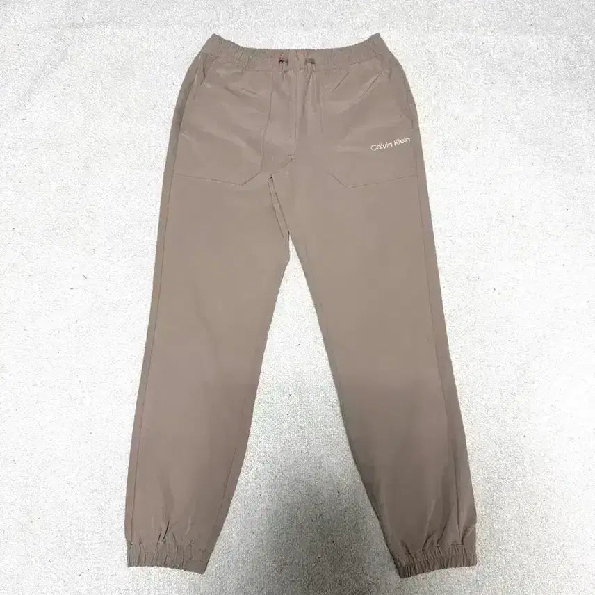 [BUNJANG] Calvin Klein Women's Woven Jogger Pants Beige S / [S,90]캘빈클라인 여성 우븐 조거팬츠 바지 베이지