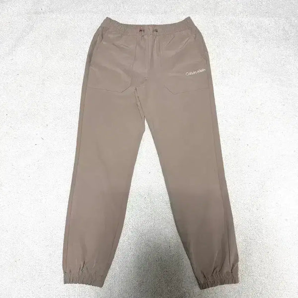 [BUNJANG] Calvin Klein Women's Woven Jogger Pants Beige S / [S,90]캘빈클라인 여성 우븐 조거팬츠 바지 베이지