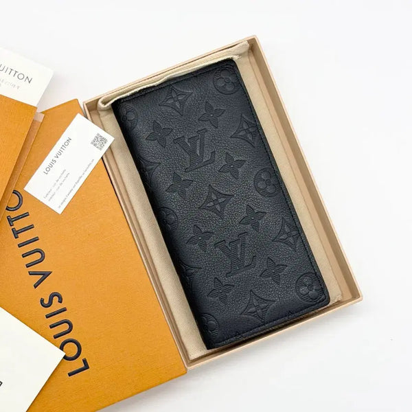 [BUNJANG] Louis Vuitton Brazza Wallet Monogram Shadow Black / [정품]루이비통 브라짜 월릿 모노그샘 섀도우 장지갑 블랙
