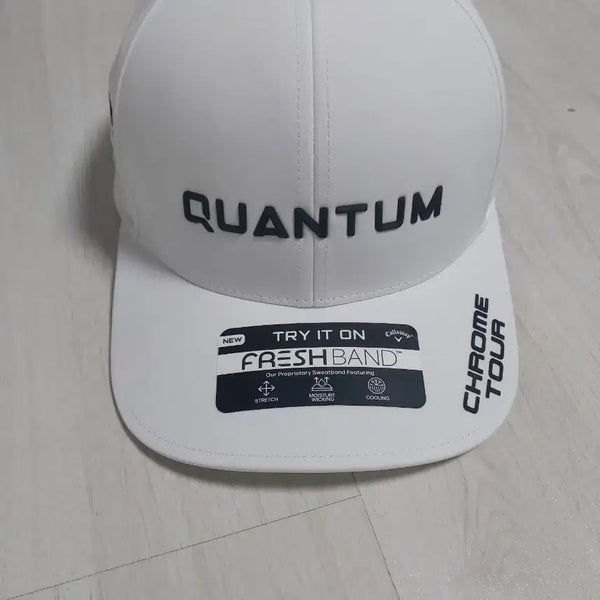 [BUNJANG] Callaway Quantum Chrome Tour Golf Hat White / 캘러웨이 퀀텀 크롬 투어 골프 모자 화이트(새상품)
