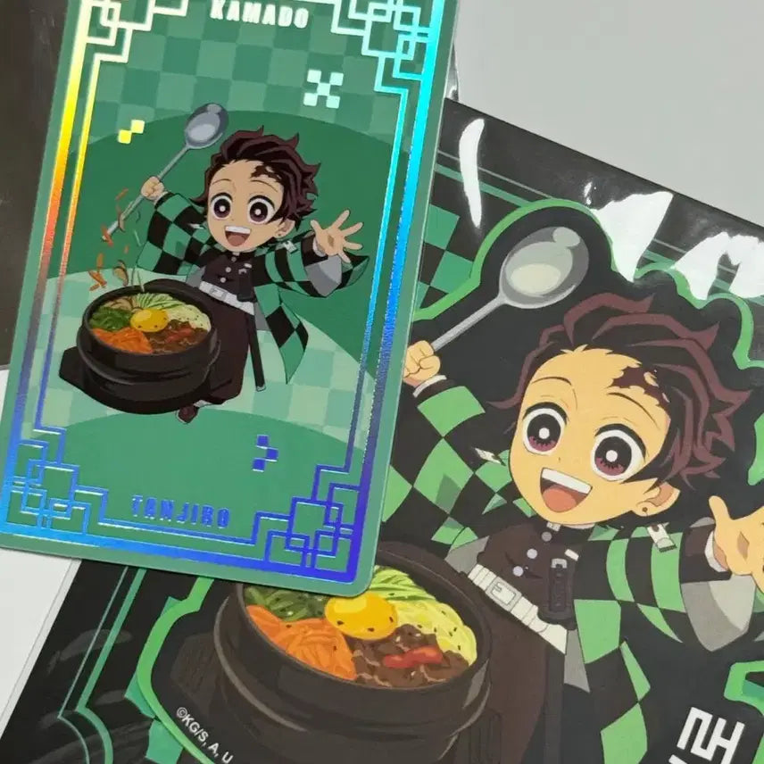 [BUNJANG] Demon Slayer Tanjiro Full Focus VIP Card & Sticker Bundle Set / 택포,일괄) 탄지로 / 전집중전 VIP 카드, 스티커
