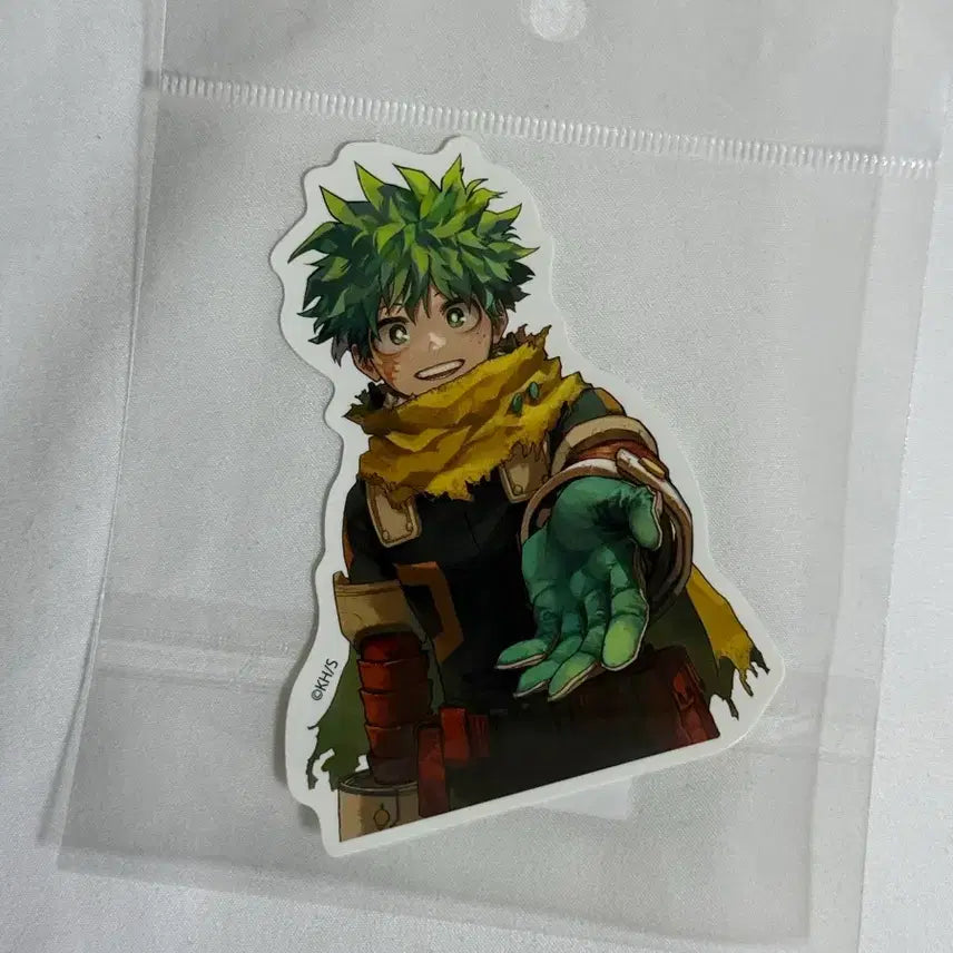 [BUNJANG] Izuku Midoriya Die-Cut Sticker My Hero Academia Jump Shop / 미도리야 이즈쿠 다이컷 스티커 굿즈 히로아카 나히아 점프샵