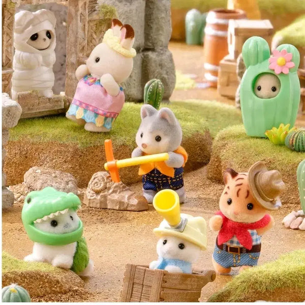[BUNJANG] Sylvanian Families Baby Adventure Series Set of 8 / 8종1세트)실바니안 아기 어드벤처 호랑이 미라 악어 선인장