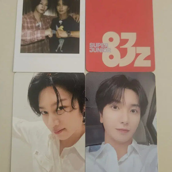 [BUNJANG] Super Junior 83z Kim Heechul & Leeteuk Apple Exclusive Photocard Bundle Set / 슈퍼주니어 83z 김희철 이특 애플 특전 4종 일괄 super junior
