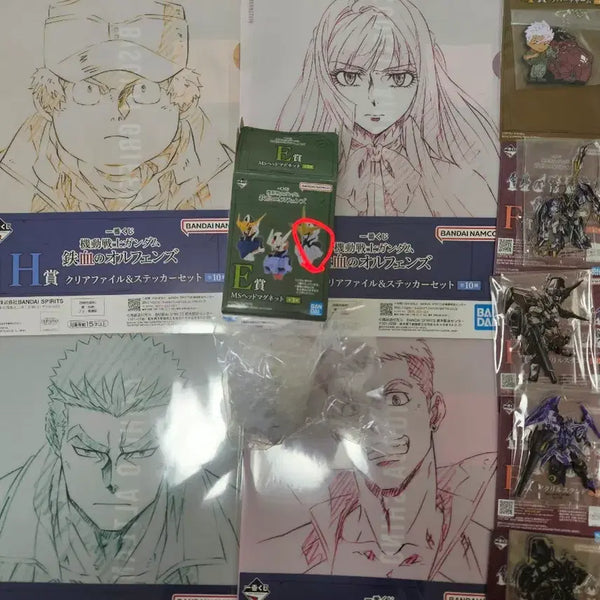 [BUNJANG] Gundam Iron-Blooded Orphans Ichiban Kuji E, F, G, H Prize Bundle Set / 건담 철혈의 오펀스 제일복권 이치방쿠지 e f g h상 일괄 팝니다