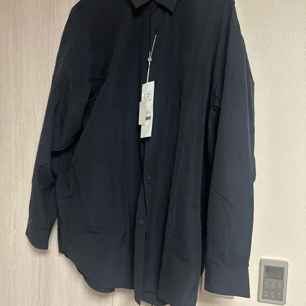 [BUNJANG] COMODO 26FW Navy Shirt Size 5 / 코모리 26fw 셔츠 네이비 5사이즈
