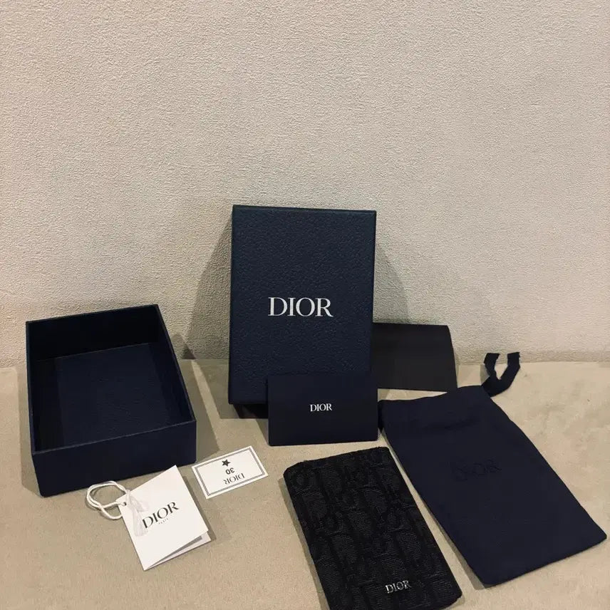 [BUNJANG] Dior Oblique Card Holder Black / 디올 오블리크 카드지갑 블랙