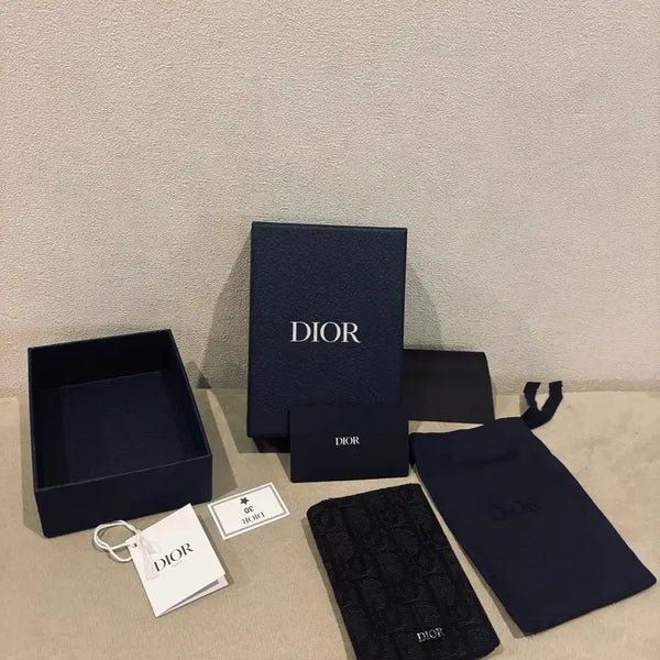 [BUNJANG] Dior Oblique Card Holder Black / 디올 오블리크 카드지갑 블랙