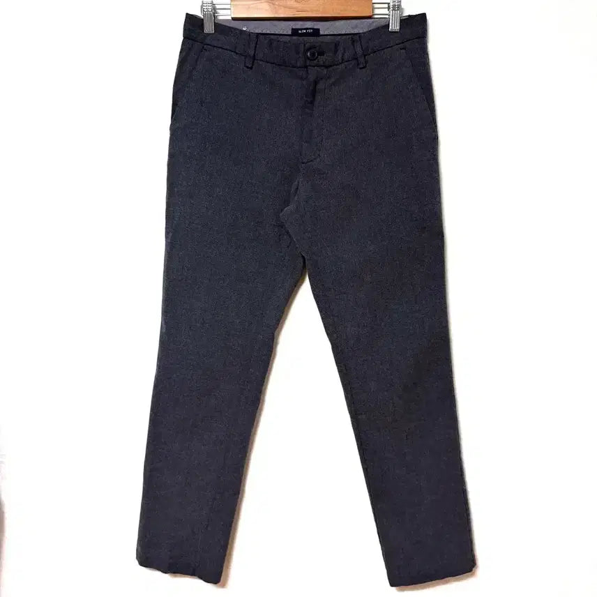 [BUNJANG] Hazzys Slim Fit Charcoal Slacks Pants / [31]헤지스 슬랙스 팬츠 바지 슬림핏 차콜