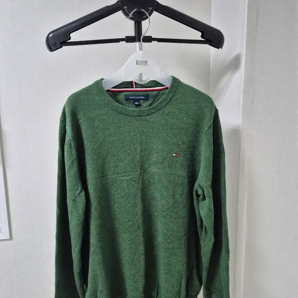 [BUNJANG] Tommy Hilfiger Sweatshirt Green / 타미힐피거 맨투맨 그린