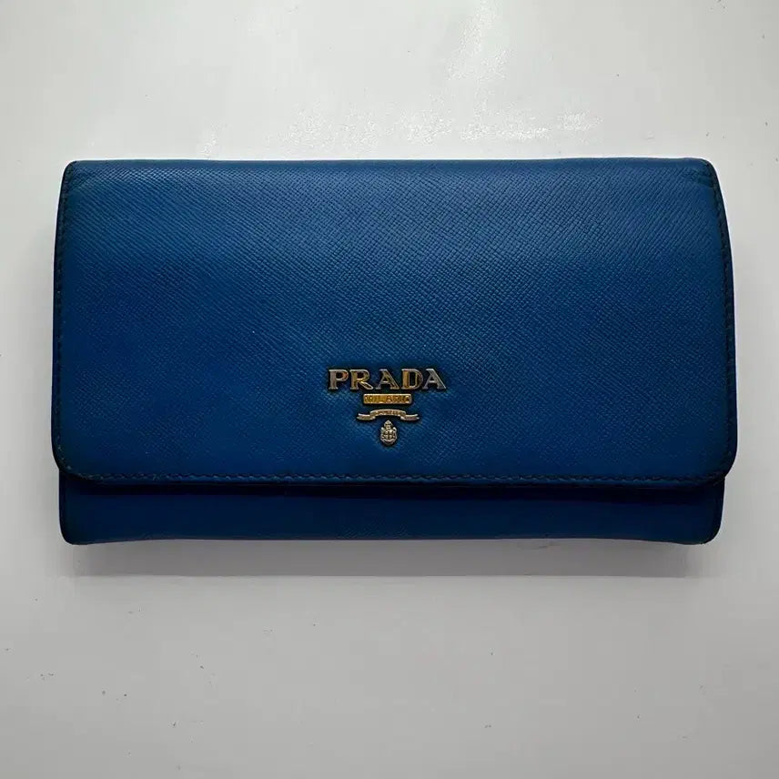 [BUNJANG] Authentic Prada Saffiano Chain Long Wallet / 정품 프라다 사피아노 체인 장지갑