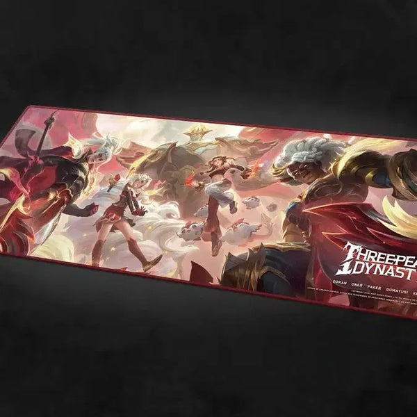 [BUNJANG] T1 2025 Worlds Championship Skin Deskmat / T1 티원 2025 월즈 우승 스킨 세트 장패드