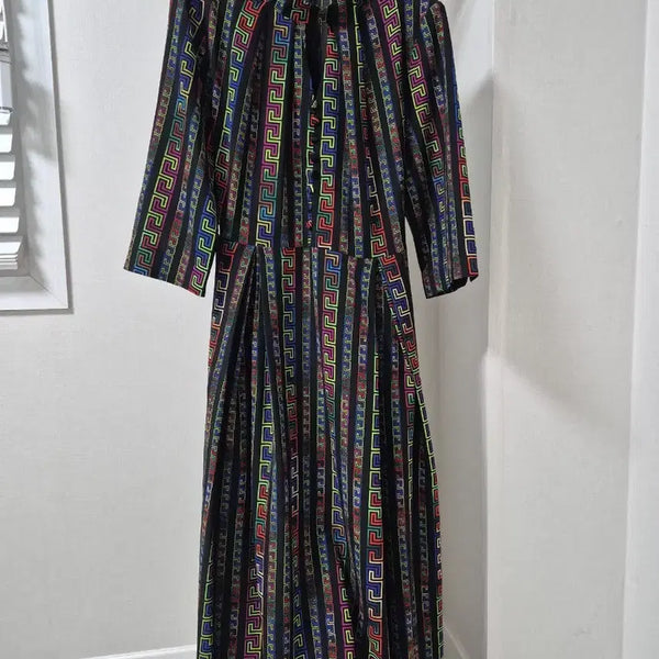 [BUNJANG] Long Patterned Dress / 롱 원피스