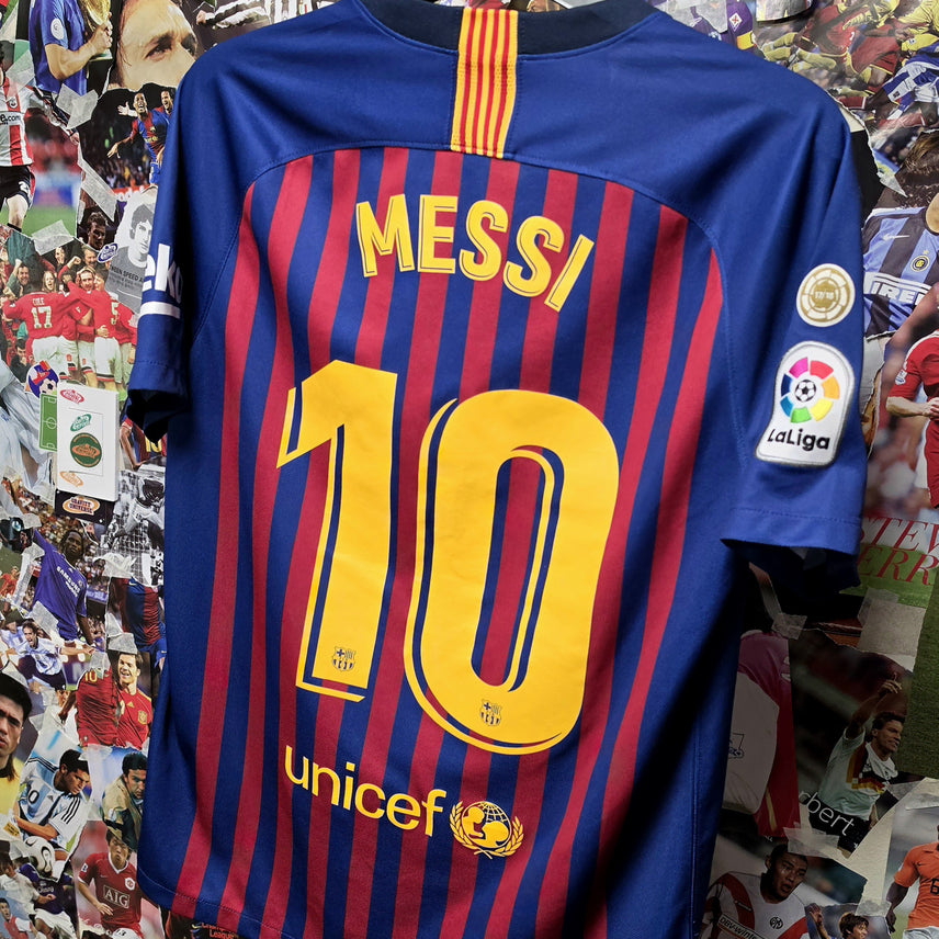[BUNJANG] Barcelona 2018-2019 Lionel Messi #10 Jersey - Size M / 바르셀로나 18-19 메시 유니폼